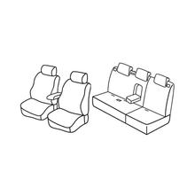 Stoelhoezen Lampa Set Superior - Zwart/Rood - compatibel voor Suzuki Grand Vitara 5-deurs (10/05>03/15)