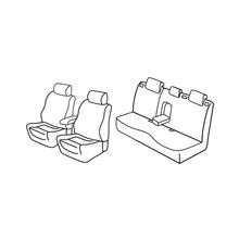 Habillage de sièges Lampa Set Superior - Noir/Rouge - compatible pour Mazda 3 5p (04/09>12/13)