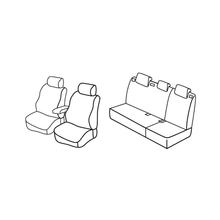 Potahy sedaček Lampa Set Superior - Černá/Červená - kompatibilní pro Hyundai i30 5p (03/12>12/16) - Hyundai i30 Wagon (09/12>04/17)