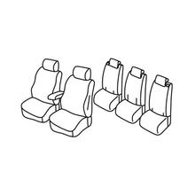 Potahy Lampa Set Superior - Černá/Modrá - kompatibilní pro Opel Zafira Tourer (11/11>12/19)