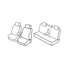 Sitzbezüge Lampa Set Superior - Schwarz/Blau - kompatibel für Bmw Serie 3 (E90) (03/05>01/12)