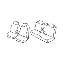 Potahy Lampa Set Superior - Černá/Modrá - kompatibilní pro Mazda 3 5p (04/09>12/13)
