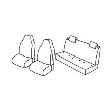 Potahy Lampa Set Superior - Černá/Modrá - kompatibilní pro Seat Mii 5p (05/12>07/20) - Skoda Citigo 5p (05/12>10/19) - Volkswagen Up! 5p (01/12>) - Volkswagen Up! Cross (10/13>09/19)