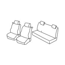 Coprisedili Lampa Set Superior - Nero/Blu - compatibili per Renault Twingo (06/07>08/14)