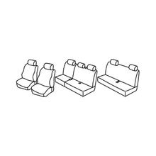 Coprisedili Lampa Set Superior - Grigio/Nero - compatibili per Dacia Logan MCV 5p (02/07>06/13)