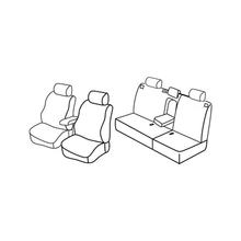 Coprisedili Lampa Set Superior - Grigio/Nero - compatibili per Volkswagen Touareg (02/07>04/10)