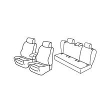 Coprisedili Lampa Set Superior - Grigio/nero - compatibili per Volkswagen Golf V 5p (11/03>10/08)