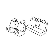 Sitzbezüge Lampa Set Superior - Grau/schwarz - kompatibel für Seat Altea XL (01/07>06/15)