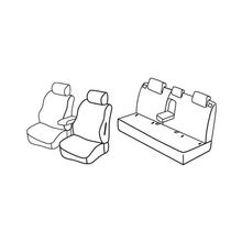 Sitzbezüge Lampa Set Superior - Grau/schwarz - kompatibel für Nissan Qashqai (03/07>01/14)