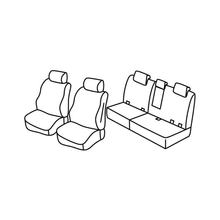 Sitzbezüge Lampa Set Superior - Grau/schwarz - kompatibel für Mercedes ML (10/11>12/15)