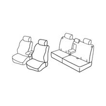 Housses de siège Lampa Set Superior - Gris/noir - compatible pour Honda CR-V (10/12>10/18)