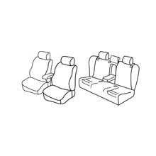 Coprisedili Lampa Set Superior - Grigio/Nero - compatibili per Audi A6 4p (09/04>03/11)
