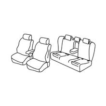 Coprisedili Lampa Set Superior - Grigio/Nero - compatibili per Audi A6 4p (04/11>06/18)