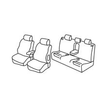 Coprisedili Lampa Set Superior - Grigio/Nero - compatibili per Audi A4 Avant (09/01>04/08)