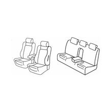 Coprisedili Lampa Set Superior - Grigio/Nero - compatibili per Alfa Romeo 159 4p (08/05>09/13)