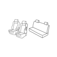 Coprisedili Lampa Set Superior - Grigio/Nero - compatibili per Alfa Romeo 156 4p (06/03>12/07)