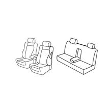 Coprisedili Lampa Set Superior - Grigio/Nero - compatibili per Alfa Romeo 156 4p (06/03>12/07)