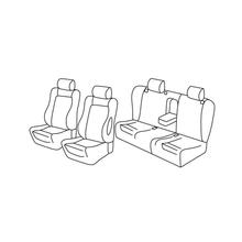 Coprisedili Lampa Set Superior - Grigio/nero - compatibili per Alfa Romeo 156 Sportwagon (03/00>05/03)