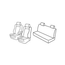 Coprisedili Lampa Set Superior - Grigio/Nero - compatibili per Alfa Romeo 156 4p (10/97>05/03)