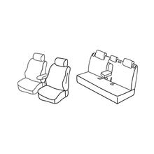 Potahy Lampa Set Superior - Šedá/černá - kompatibilní pro Nissan Note (10/13>10/17)