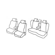 Potahy Lampa Set Superior - Béžové - kompatibilní pro Volkswagen Passat 4p (01/11>10/14)