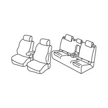 Coprisedili Lampa Set Superior - Beige - compatibili per Volkswagen Golf VII 5p (11/12>12/19) - Volkswagen Golf VII Variant (10/13>05/20)