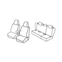 Housses de siège Lampa Set Superior - Beige - compatibles pour Volkswagen Golf V Variant (05/07>09/09)