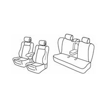 Coprisedili Lampa Set Superior - Beige - compatibile per Peugeot 508 4p (03/11>05/18)