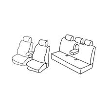 Sitzbezüge Lampa Set Superior - Beige - kompatibel für Mercedes Classe C 4p (05/00>01/07)