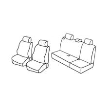 Potahy sedaček Lampa Set Superior - Béžové - kompatibilní pro Land Rover Freelander 5p (10/97>11/06)