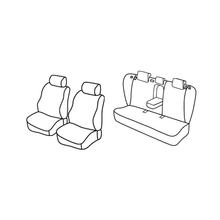 Housses de siège Lampa Set Superior - Beige - compatibles avec Hyundai i40 Wagon (07/11>08/19)