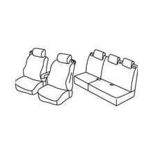 Sitzbezüge Lampa Set Superior - Beige - kompatibel für Ford B-Max (10/12>07/18)