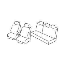 Habillages de siège Lampa Set Superior - Beige - compatible pour Dacia Logan MCV 5p (10/13>09/21)