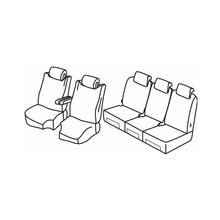 Housses de siège Lampa Set Superior - Beige - compatibles pour Citroën C4 Picasso (06/13>05/18) - Citroën C4 Spacetourer (06/18>)