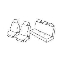 Potahy Lampa Set Superior - Béžová - kompatibilní pro Citroën Berlingo Multispace (04/08>08/18) - Peugeot Partner Tepee (05/08>08/18)