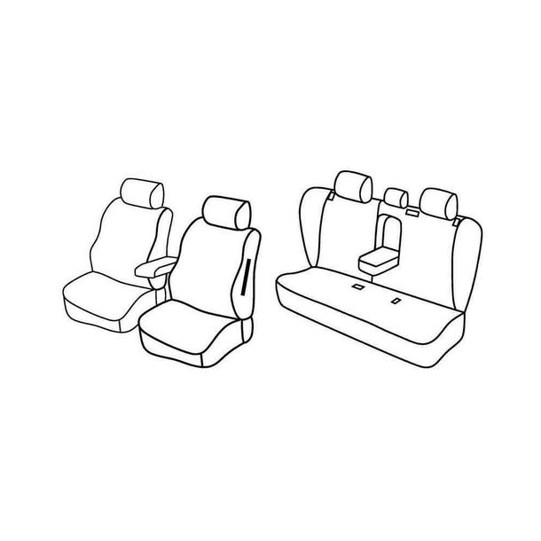 Tapicerías Lampa Set Superior - Beige - compatibles para Bmw X3 (F25) (11/10>07/17)