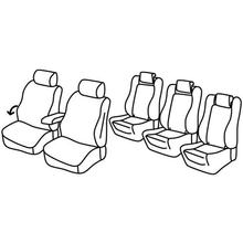 Habillages de siège Lampa Set Superior - Beige - compatible pour Volkswagen Sharan (10/10>07/20)