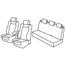 Housses de siège Lampa Set Superior - Beige - compatibles avec Volkswagen Polo 5p (09/09>04/14)
