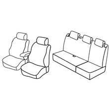 Housses de siège Lampa Set Superior - Beige - compatibles pour Volkswagen Polo 5p (09/09>04/14)