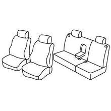 Housses de siège Lampa Set Superior - Beige - compatibles avec Volkswagen Polo 5p (11/01>08/09)