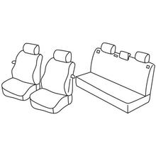 Housses de siège Lampa Set Superior - Beige - compatibles pour Volkswagen Polo 3p (11/01>08/09)