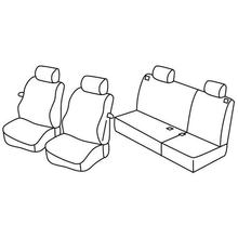 Housses de siège Lampa Set Superior - Beige - compatibles pour Volkswagen Polo 3p (11/01>08/09)