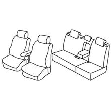Housses de siège Lampa Set Superior - Beige - compatibles pour Toyota Auris 5p (04/07>11/12)