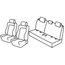 Housses de siège Lampa Set Superior - Beige - compatibles pour Suzuki Vitara 5p (04/15>)