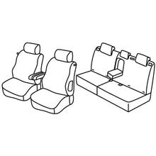 Coprisedili Lampa Set Superior - Beige - compatibili per Peugeot 307 3p (06/01>08/07)