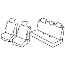 Sitzbezüge Lampa Set Superior - Beige - kompatibel für Peugeot 207 3p (05/06>11/12) - Peugeot 207 Plus 3p (02/13>08/14)