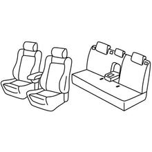 Coprisedili Lampa Set Superior - Beige - compatibile per Opel Astra J GTC (09/11>08/18)
