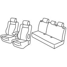 Coprisedili Lampa Set Superior - Beige - compatibili per Opel Astra H 5p (03/04>12/09)