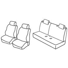 Coprisedili Lampa Set Superior - Beige - compatibile per Nissan Note (10/13>10/17)