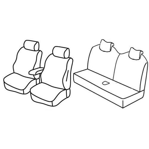 Coprisedili Lampa Set Superior - Beige - compatibili per Mini Mini (R50) (09/01>10/06)